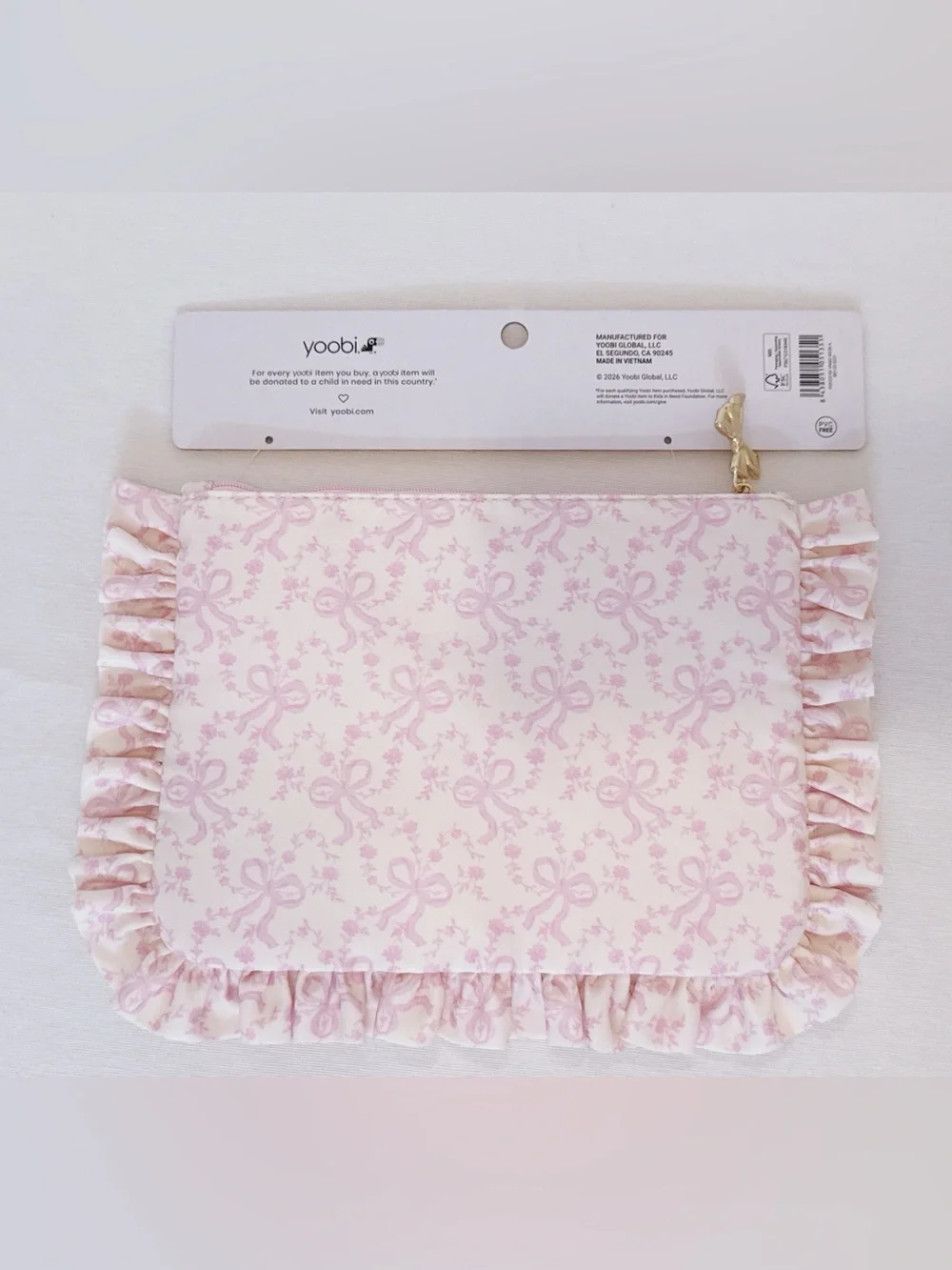 LoveShackFancy x Target Yoobi Ruffle Pencil Pouches Set of 4